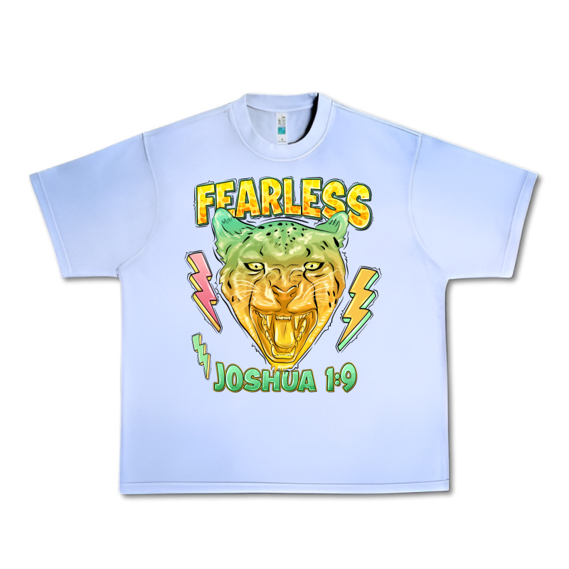 Fearless Joshua 1 9 Cheetah Urban Heavy Tee by LillyAllenDesigns | Teevron