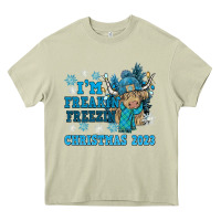 Mossy i'm freakin freezin christmas 2023 Heavy Core Tee - NancyCooperArtShop