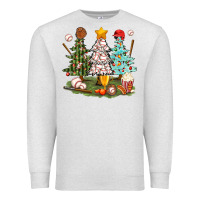 Oatmeal Heather baseball trees bbs Premium Sweatshirt - BundleAndBundleShop