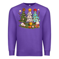 Purple baseball trees bbs Premium Sweatshirt - BundleAndBundleShop