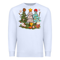 White baseball trees bbs Premium Sweatshirt - BundleAndBundleShop