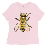 Bubblegum Pink Bee Ladies Tee - LillyAllenDesigns