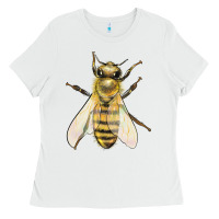 White Bee Ladies Tee - LillyAllenDesigns