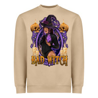 Mushroom Bad Witch Black Woman Heavyweight Sweatshirt - texasbilliewilder