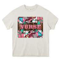 Cream Nurse Heavy Core Tee - LillyAllenDesigns