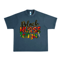 Midnight Navy black nurse magic Urban Heavy Tee - LillyAllenDesigns