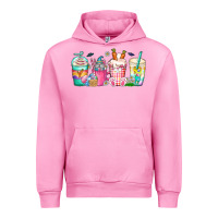 Fuchsia Pink easter day coffee gnome Urban Hoodie - CowhideDigitalArt