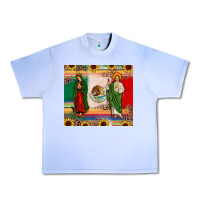 Grape Ice mexico flag our lady of guadalupe san judas sunflower Urban Heavy Tee - JahusDesignShop