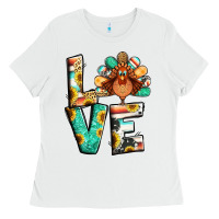 White love thanksgiving Ladies Tee - Jasminsmagicworld