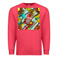 Cardinal softball coffee cup and bat with leopard seamless pattern bbs Premium Sweatshirt - BundleAndBundleShop