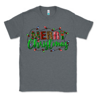 Charcoal Heather merry christmas Classic Tee - BundleAndBundleShop