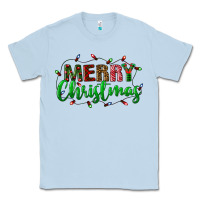 Dusty Blue merry christmas Classic Tee - BundleAndBundleShop