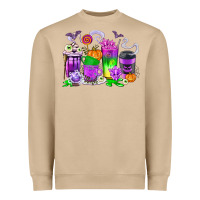 Mushroom Halloween Coffee Cups Heavyweight Sweatshirt - texasbilliewilder
