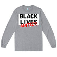 Heather Grey Black Lives Matter Long Sleeve Tee - Bettercallsaul