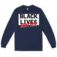 Navy Black Lives Matter Long Sleeve Tee - Bettercallsaul