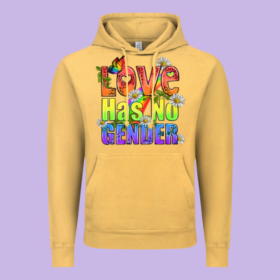 Love Has No Gender Pride Lgbtq Vintage Hoodie Designed By Bundleandbundleshop