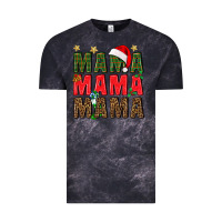 Cloud Black Christmas Mama Vintage Tee - BundleAndBundleShop