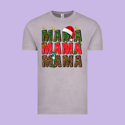 Christmas Mama Vintage Tee Designed By Bundleandbundleshop
