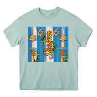 Arona shalom with star of david Heavy Core Tee - AdoDesignShop