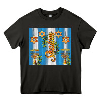 Asphalt shalom with star of david Heavy Core Tee - AdoDesignShop