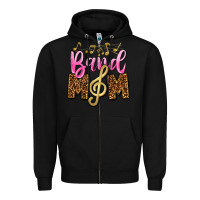 Black Band Mom Mother's Day Zipper Hoodie - CowGirlArtShop