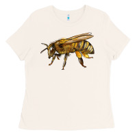 Bone Bee Side Ladies Tee - LillyAllenDesigns