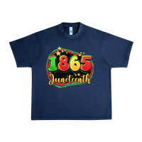 Navy 1865 juneteenth Urban Heavy Tee - LillyAllenDesigns