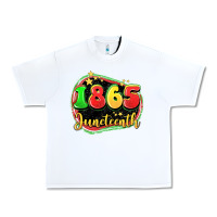 White 1865 juneteenth Urban Heavy Tee - LillyAllenDesigns