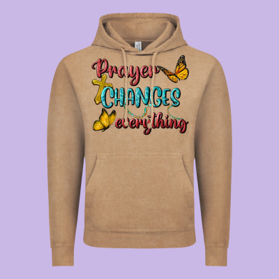 Prayer Changes Everything Vintage Hoodie Designed By Bundleandbundleshop