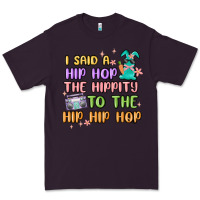Plum i said a hip hop Premium Tee - MaliasSmallBusiness