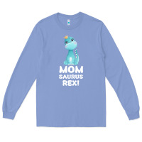 Colony Blue Mommy Saurus Rex Mom Mom Gift Dino Long Sleeve Tee - Bettercallsaul