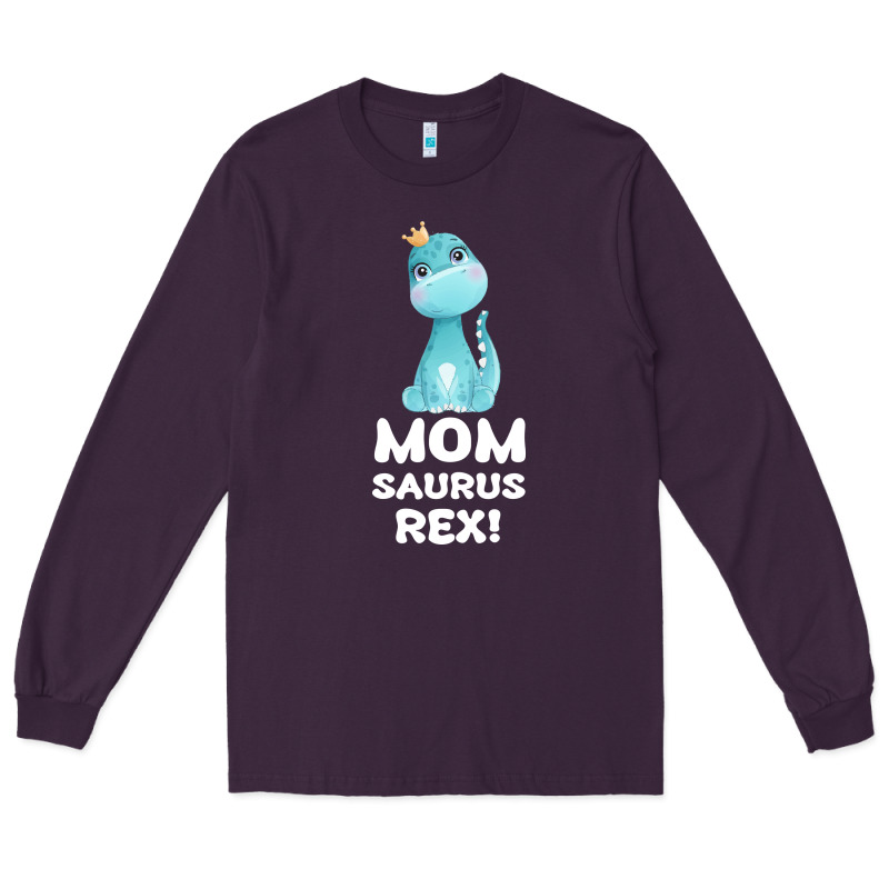 Mommy Saurus Rex Mom Mom Gift Dino Long Sleeve Tee by Bettercallsaul | Teevron