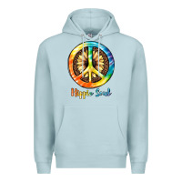 Blue Mist Hippie  Soul Premium Hoodie - JahusDesignShop