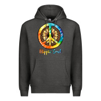 Charcoal Heather Hippie  Soul Premium Hoodie - JahusDesignShop