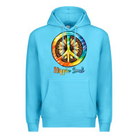 Ocean Blue Hippie  Soul Premium Hoodie - JahusDesignShop