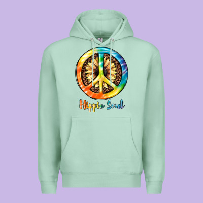 Hippie  Soul Premium Hoodie Designed By Jahusdesignshop