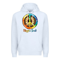 White Hippie  Soul Premium Hoodie - JahusDesignShop