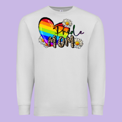 Pride Mom Premium Sweatshirt Designed By Fadigitalartstudio