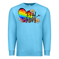 Ocean Blue pride mom Premium Sweatshirt - FaDigitalArtStudio