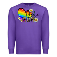 Purple pride mom Premium Sweatshirt - FaDigitalArtStudio