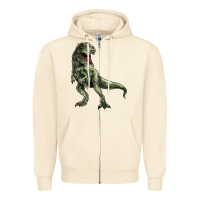 Sandshell T-rex Zipper Hoodie - HowdyJamesFarm
