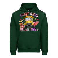 Forest Green i have a bus full of valentines Urban Hoodie - CowhideDigitalArt