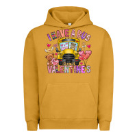 Pigment Peanut Butter i have a bus full of valentines Urban Hoodie - CowhideDigitalArt