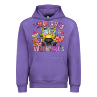 Tulip i have a bus full of valentines Urban Hoodie - CowhideDigitalArt
