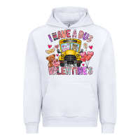 White i have a bus full of valentines Urban Hoodie - CowhideDigitalArt