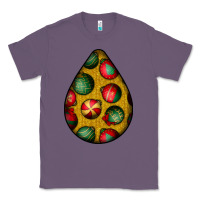 Lavender christmas  teardrop Classic Tee - BundleAndBundleShop