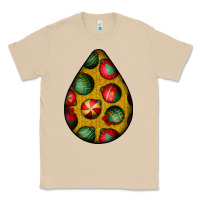 Mushroom christmas  teardrop Classic Tee - BundleAndBundleShop