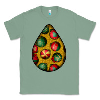 Sage christmas  teardrop Classic Tee - BundleAndBundleShop
