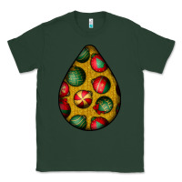 Sports Green christmas  teardrop Classic Tee - BundleAndBundleShop
