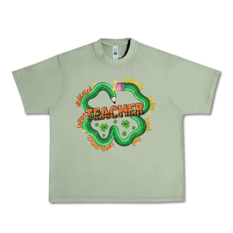 Teacher St Patricks Day Urban Heavy Tee by LillyAllenDesigns | Teevron